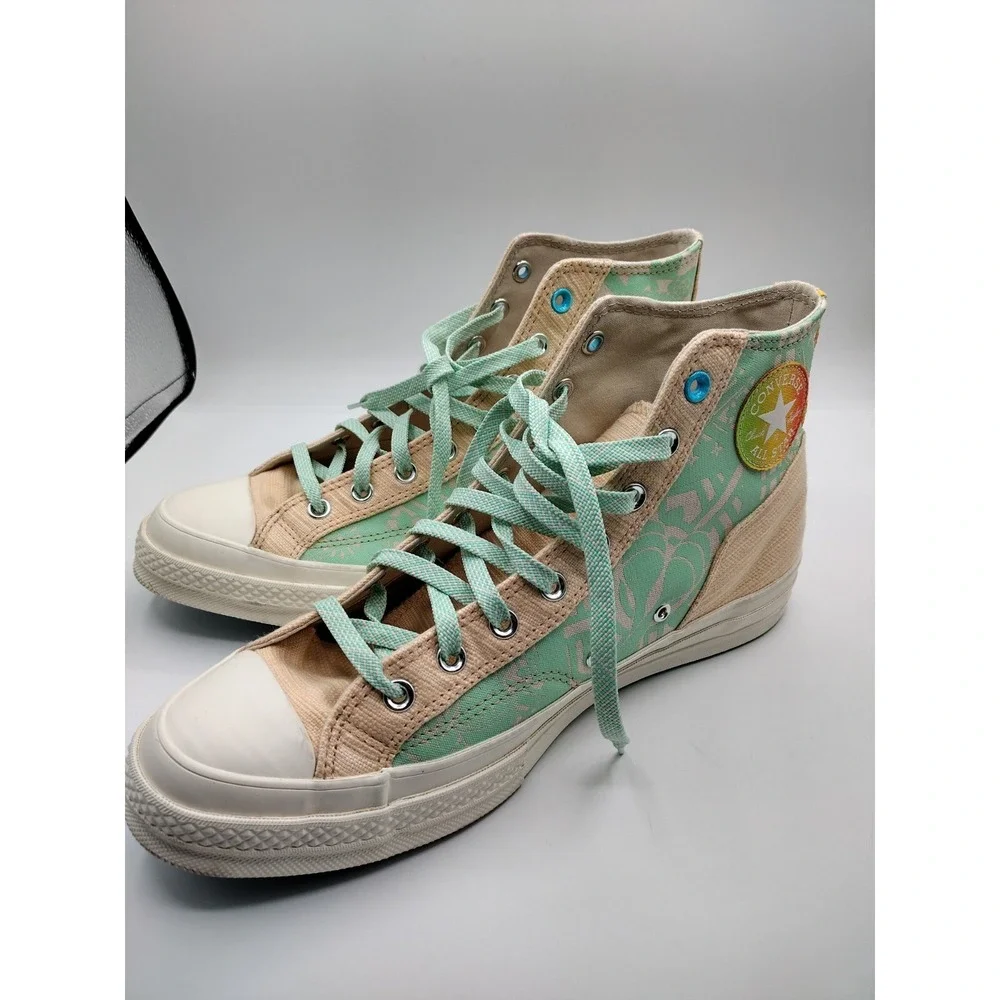 Converse Chuck 70 All Star Mi Gente Capsule White Onyx Sneakers Mens 12 - Picture 4 of 8